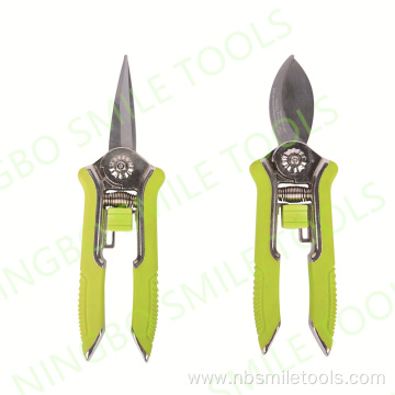Mexico Popular Affordable Hand Held Ratchet Anvil Heavy Duty Grape Scissors Straight Branches Ratchet Pruning Shears
